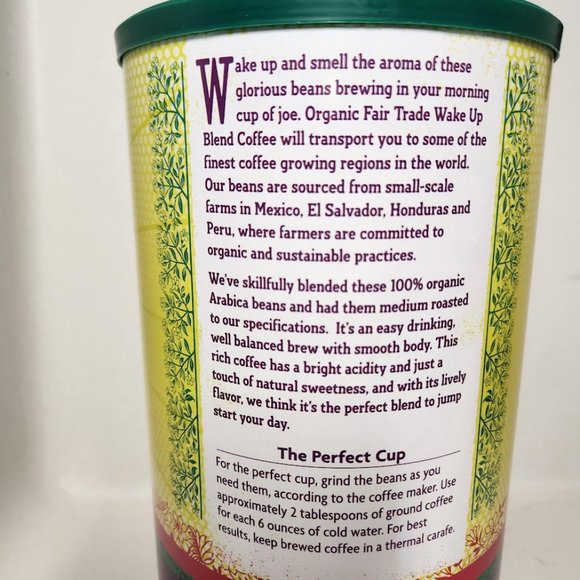 2X Trader Joe's Organic Fair Trade Wake Up Blend Coffee 28 oz Whole Bean Medium - Picture 4 of 10